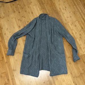 Gray cardigan